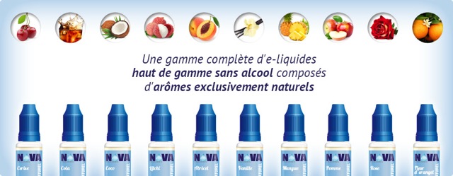 Game d'e-liquide Nova